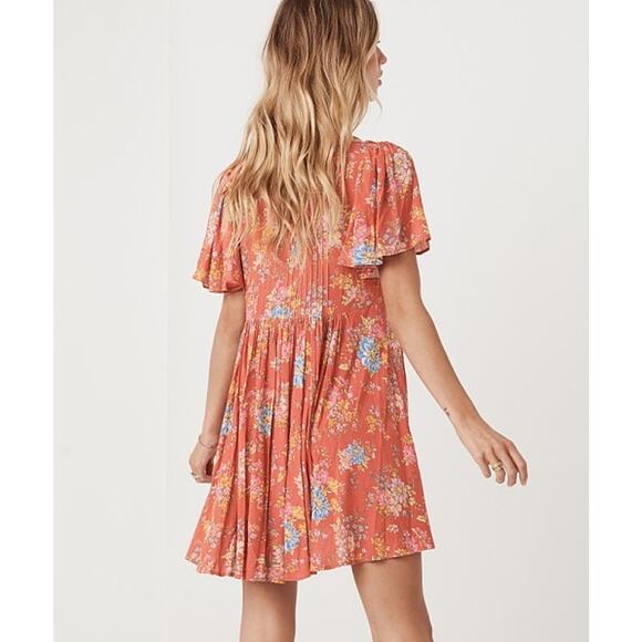 SPELL AND THE GYPSY COLLECTIVE Meadowland Flutter Sleeve Mini Dress Small - Picture 3 of 11